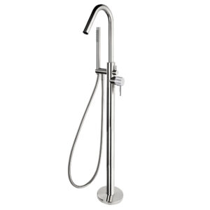 Odisea Joya,columna monomando para bañera con equipo de ducha,cromo