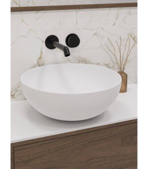Lavabo sobre encimera Bol blanco cerámico