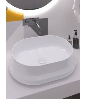 Lavabo sobre encimera cerámico Cinca