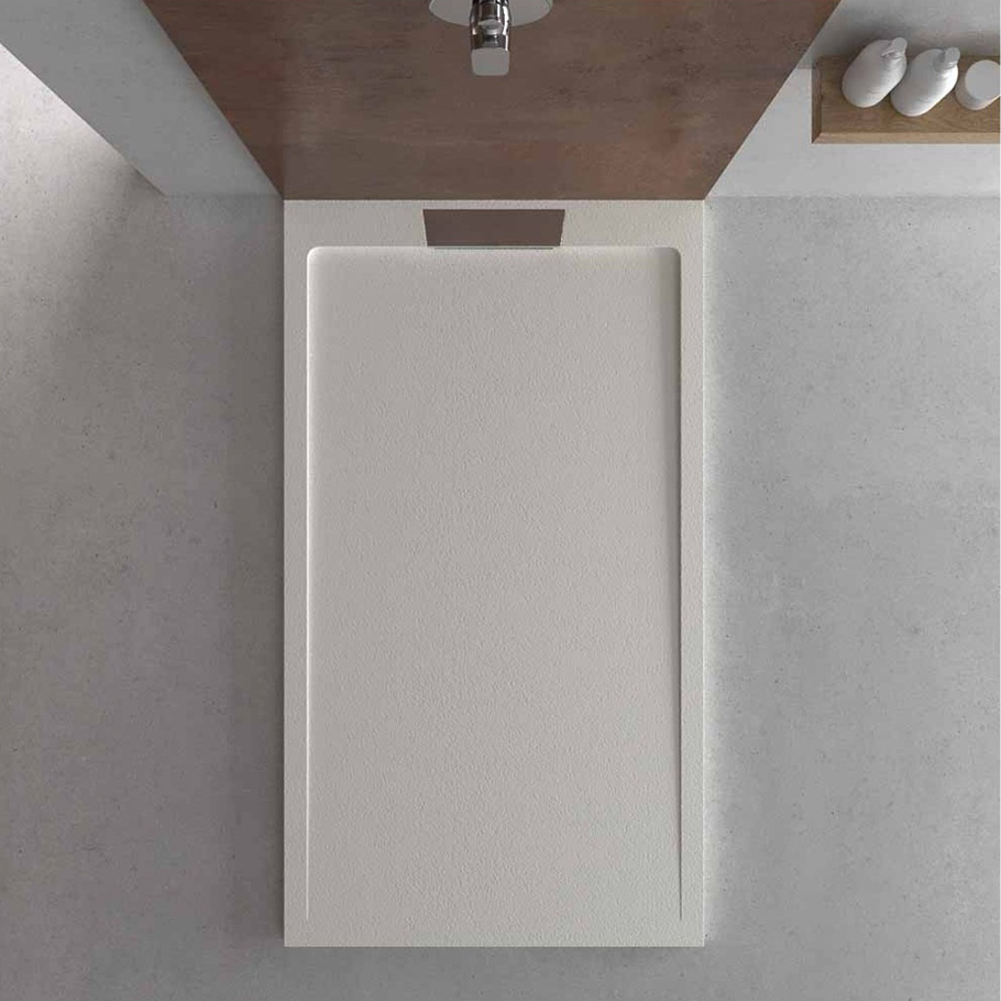 Plato de ducha de resina Blanco Ral 9003