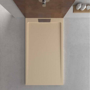 Plato de ducha de resina Beige Ral 9001