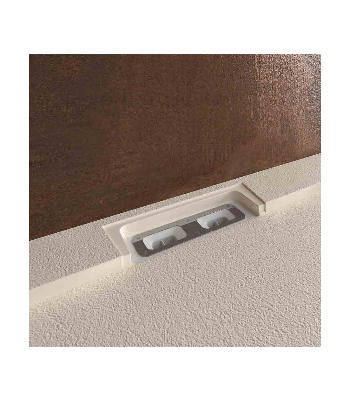 Plato de ducha de resina Beige Ral 9001 - Imagen 2